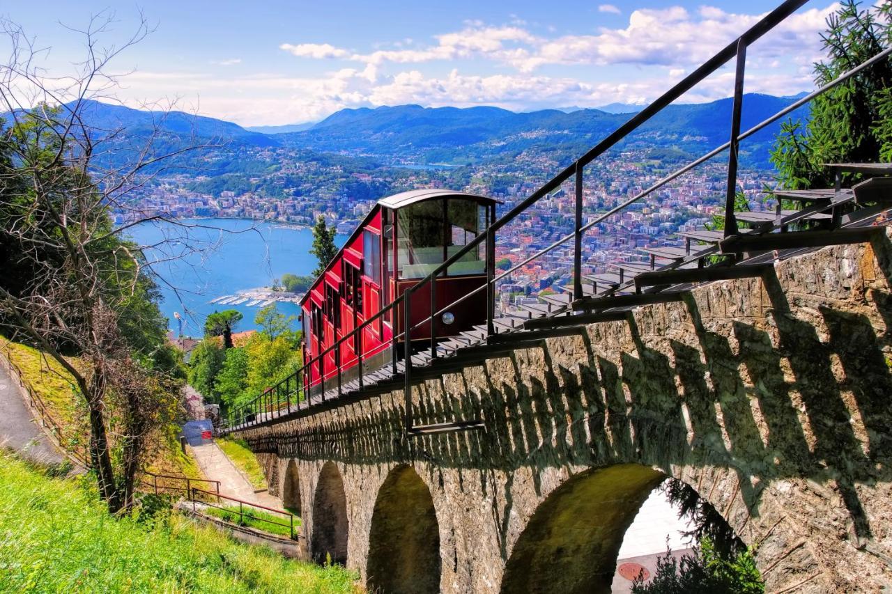 Panoramic Penthouse - Happy Rentals Lugano Exteriör bild