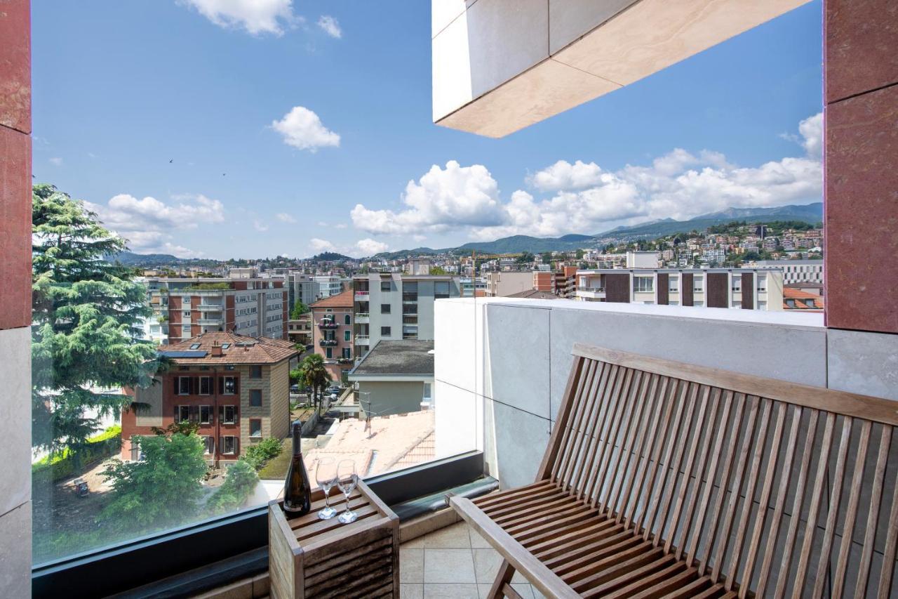 Panoramic Penthouse - Happy Rentals Lugano Exteriör bild
