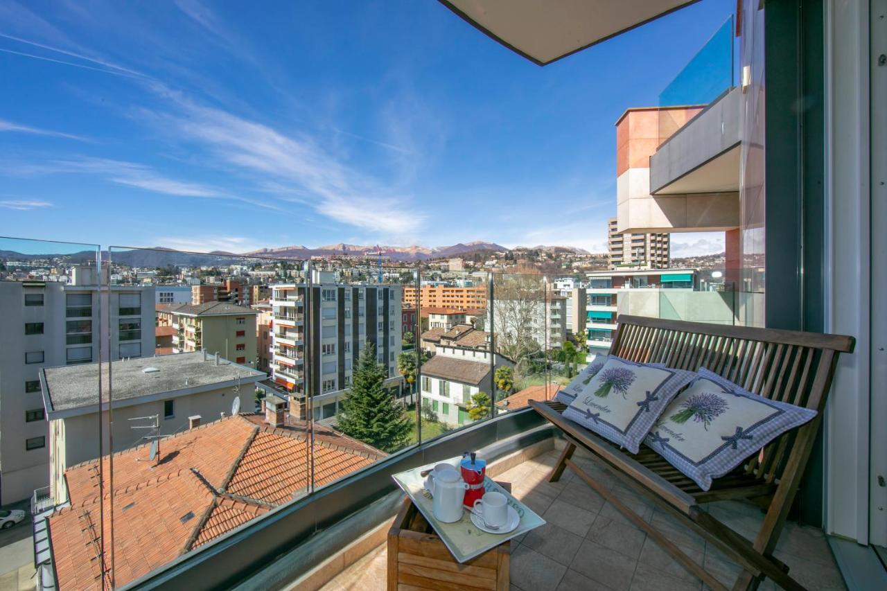 Panoramic Penthouse - Happy Rentals Lugano Exteriör bild
