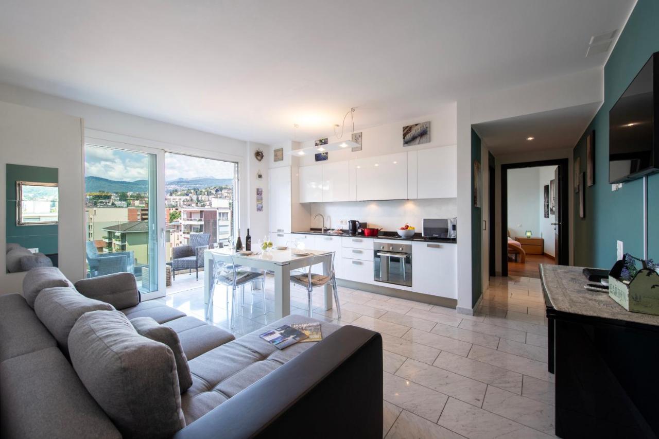 Panoramic Penthouse - Happy Rentals Lugano Exteriör bild